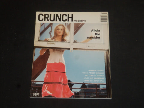 2002 CRUNCH MAGAZINE - ALICIA SILVERSTONE COVER - SP 7913