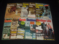 1971-1976 OUTDOOR LIFE MAGAZINES LOT OF 10 ISSUES - NICE COVERS - WR 104P