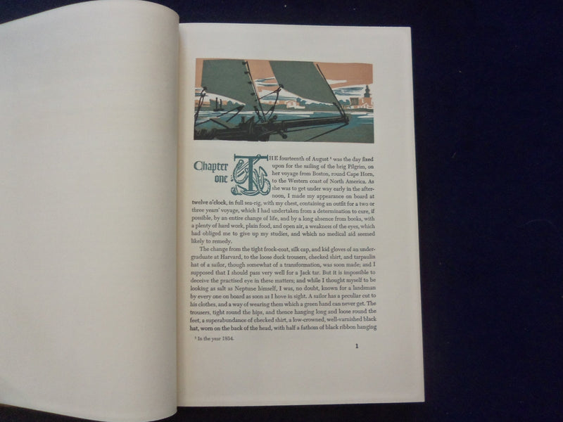 1947 TWO YEARS BEFORE THE MAST HARDCOVER BOOK BY RICHARD DANA-HERITAGE - KD 8576