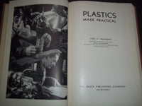 1948 PLASTICS MADE PRACTICAL HARDCOVER BOOK BY CHRIS H. GRONEMAN - KD 728P
