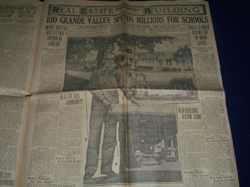 1926 JUNE 20 SAN ANTONIO SUNDAY LIGHT SPORT SECTION - CHANGED BASEBALL - NP 972Y