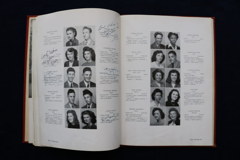 1946 BOOSTER UNION HIGH SCHOOL YEARBOOK - UNION, NEW JERSEY - YB 3452