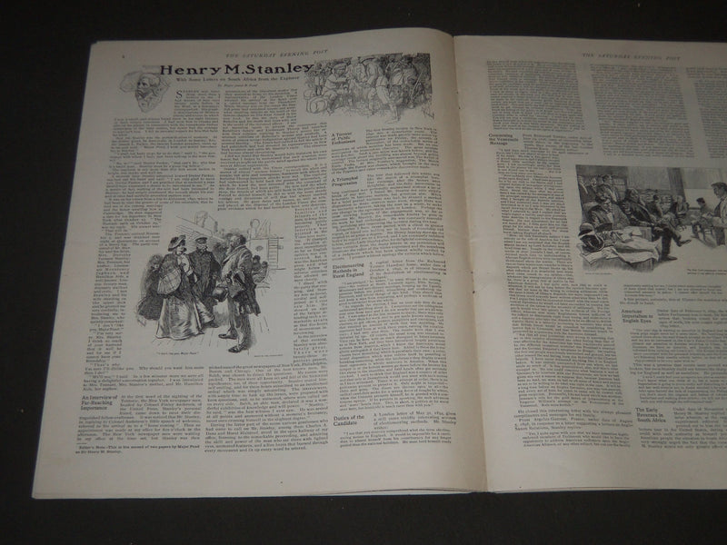 1900 JULY 21 THE SATURDAY EVENING POST MAGAZINE - ILLUSTRATED COVER - SP 593