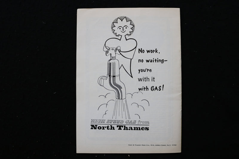 1965 A MONTH IN THE COUNTRY PROGRAM-CAMBRIDGE THEATRE- MICHAEL REDGRAVE- K 2386
