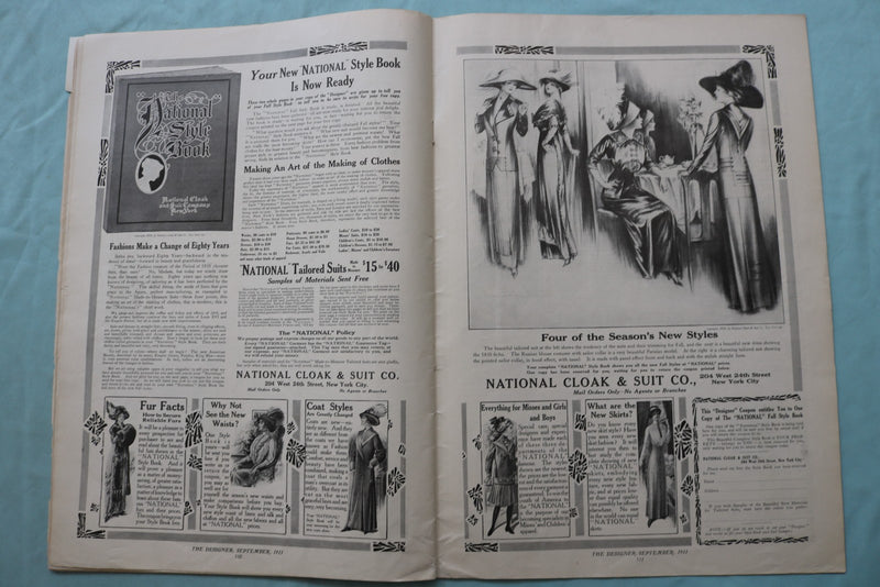 1911 SEPTEMBER THE DESIGNER MAGAZINE - STANDARD FASHION COMPANY - E 24868