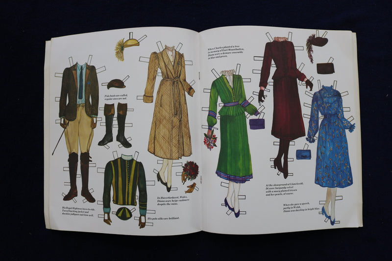 1982-2002 ROYAL FAMILY PAPER DOLL BOOKS - LOT OF 3 - O 3638