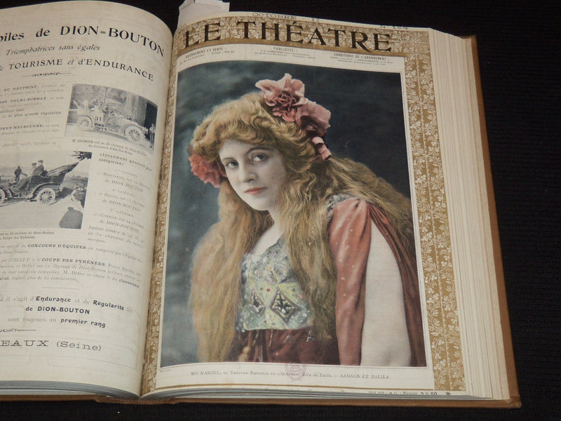 1905 JULY-DECEMBER LE THEATRE MAGAZINE BOUND VOLUME - 12 ISSUES - KD 2278K
