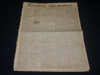 1824 FEBRUARY 28 COLUMBIAN CENTINEL NEWSPAPER - LATHROP FOR GOVERNOR - NP 4820