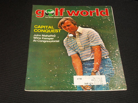 1980 JUNE 6 GOLF WORLD MAGAZINE - JOHN MAHAFFEY FRONT COVER - E 6995