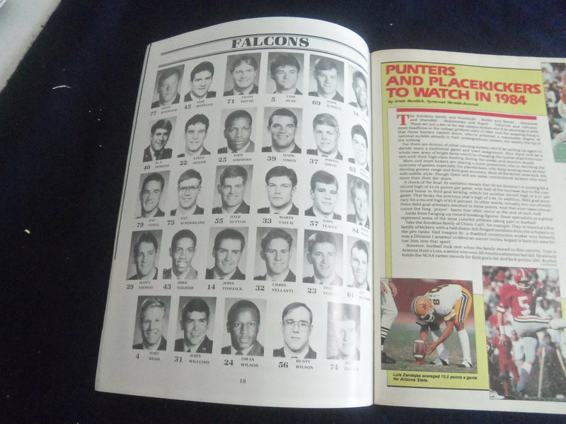1984 SEP 8 FOOTBALL PROGRAM - AIR FORCE VS. UNIV OF NOTHERN COLORADO - SP 1216P