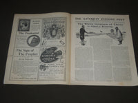1901 NOVEMBER 23 THE SATURDAY EVENING POST MAGAZINE - ILLUSTRATED COVER - SP 559