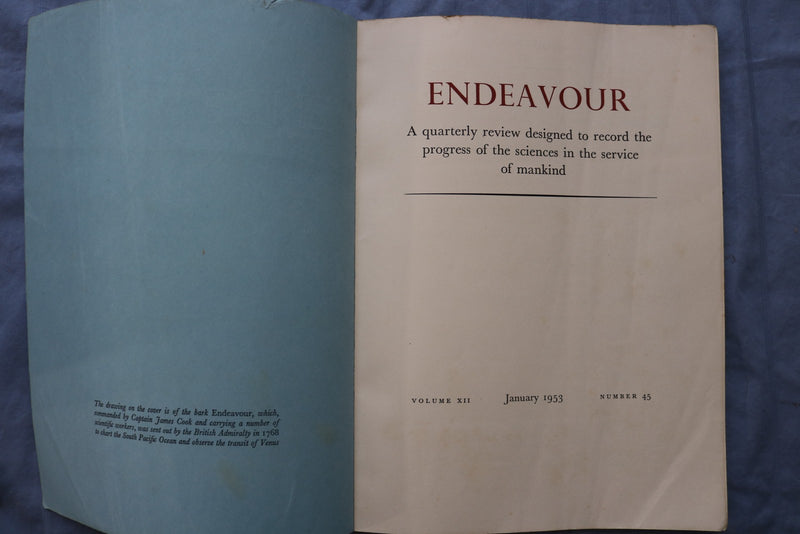 1953-1955 ENDEAVOR QUARTERLY REVIEW MAGAZINE - LOT OF 7 - O 3907