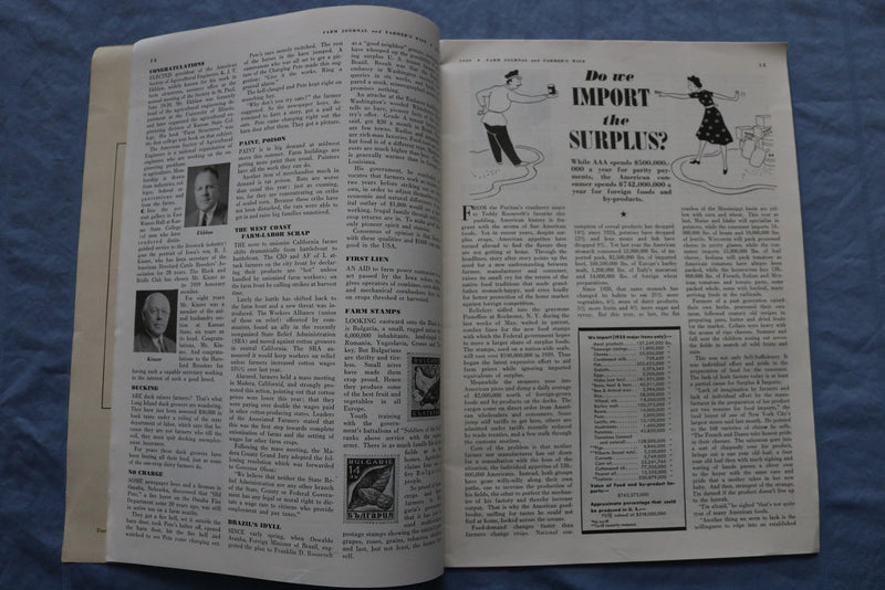 1939 JULY FARM JOURNAL AND FARMER'S WIFE MAGAZINE - GREAT FRONT COVER - ST 5510W