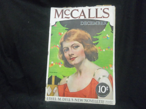1923 DECEMBER MCCALL'S MAGAZINE - GREAT PHOTOS AND ADS - ST 1148