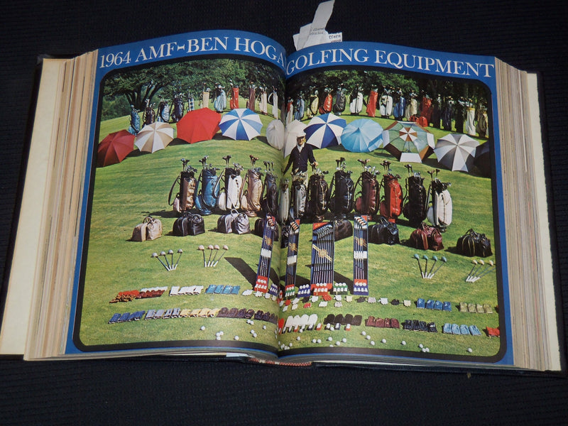 1964 JANUARY-DECEMBER GOLF MAGAZINE BOUND VOLUME - GREAT COVERS - R 425