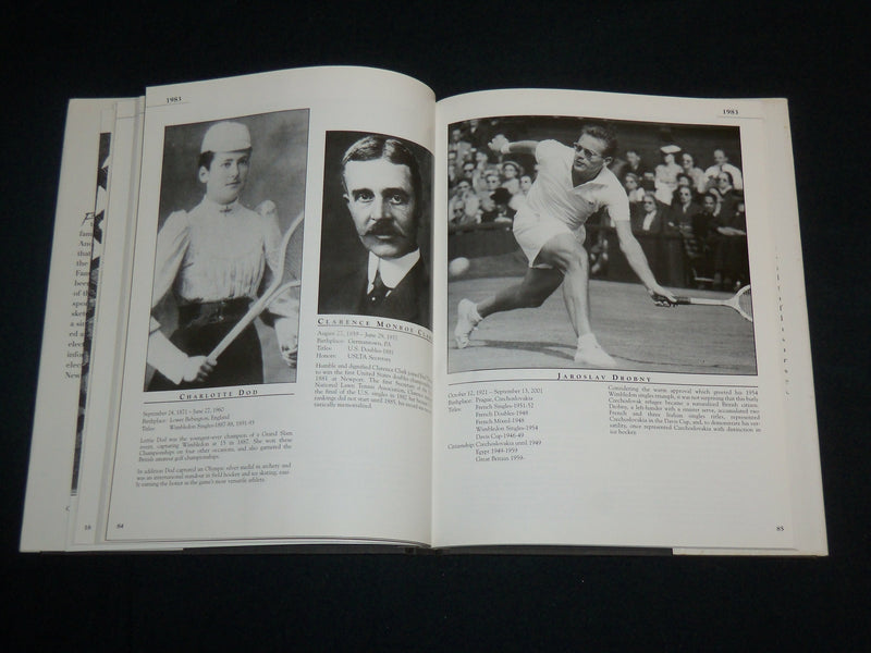 2004 FAME - TENNIS HALL OF FAME HARDCOVER BOOK BY EUGENE L. SCOTT - KD 7066