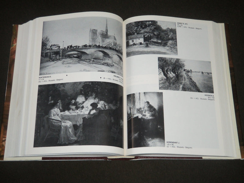 1981 LEXICON OF THE BELGIAN ROMANTIC PAINTERS BY WILLEM FLIPPO BOOK - KD 4068