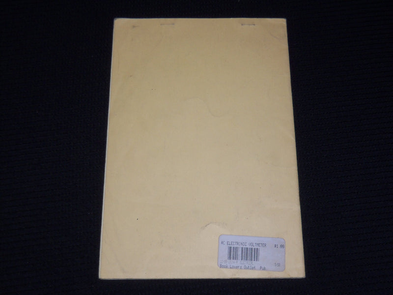 1949 APRIL INSTRUCTIONS FOR AC ELECTRONIC VOLTMETER MODEL 300 - 7TH EDN - J 9896