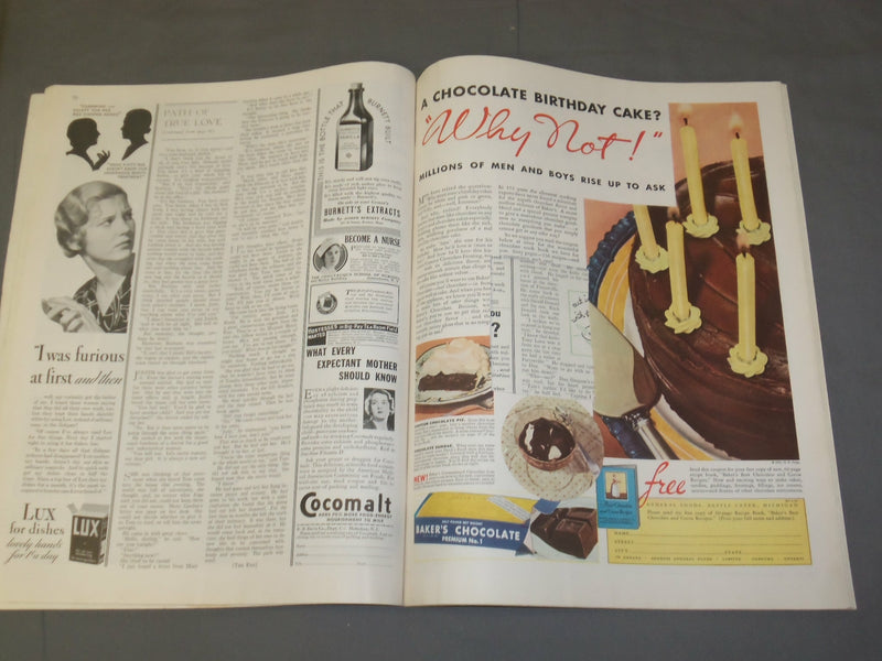 1933 FEBRUARY MCCALL'S MAGAZINE - NEYSA MCMEIN COVER - B 6370