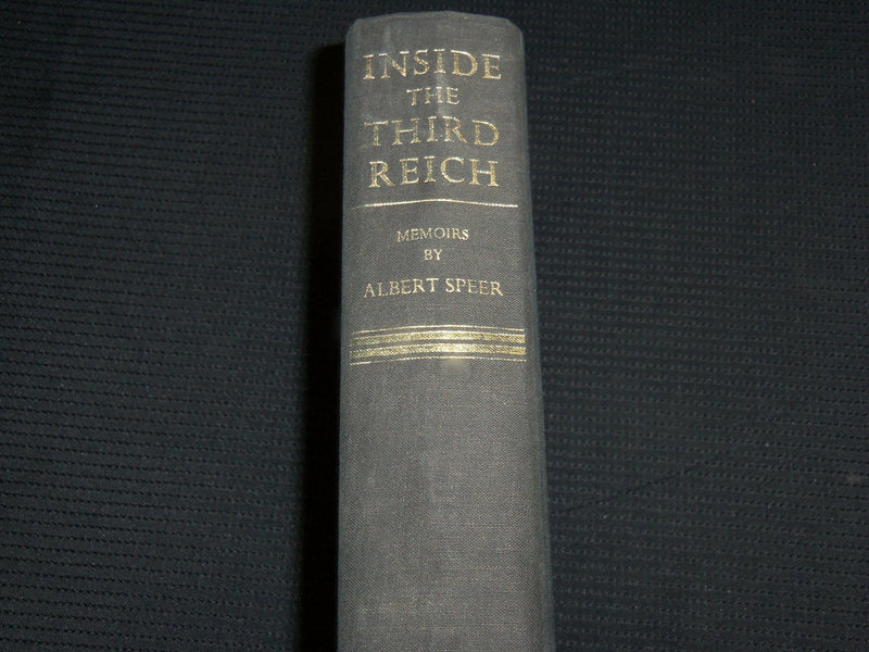 1970 INSIDE THE THIRD REICH HARDCOVER BOOK - MEMOIRS BY ALBERT SPEER - KD 7312