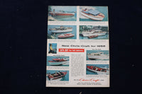 1957 NOVEMBER MOTOR BOATING MAGAZINE - AN ILLUSTRATED BOAT COVER - E 11705