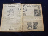 1958 JUNE 20 BOSTON RECORD AMERICAN NEWSPAPER-HUNT BLONDE BRINK SLAYING-NP 6266