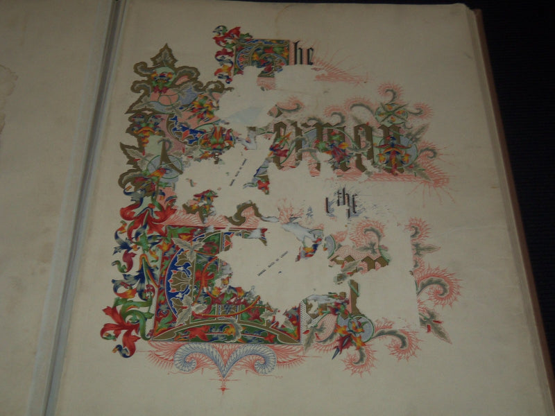 1861 SERMON ON THE MOUNT ILLUMINATED BY W & G AUDSLEY - CHARLES ROLT - Z 252