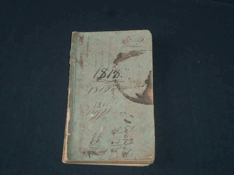 1818 WALTON'S VERMONT REGISTER AND ALMANAC NO. 1 - SOFTCOVER - J 3918