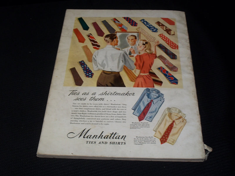 1942 MAY ESQUIRE MAGAZINE - VERY NICE FRONT COVER & ADS - E 5143