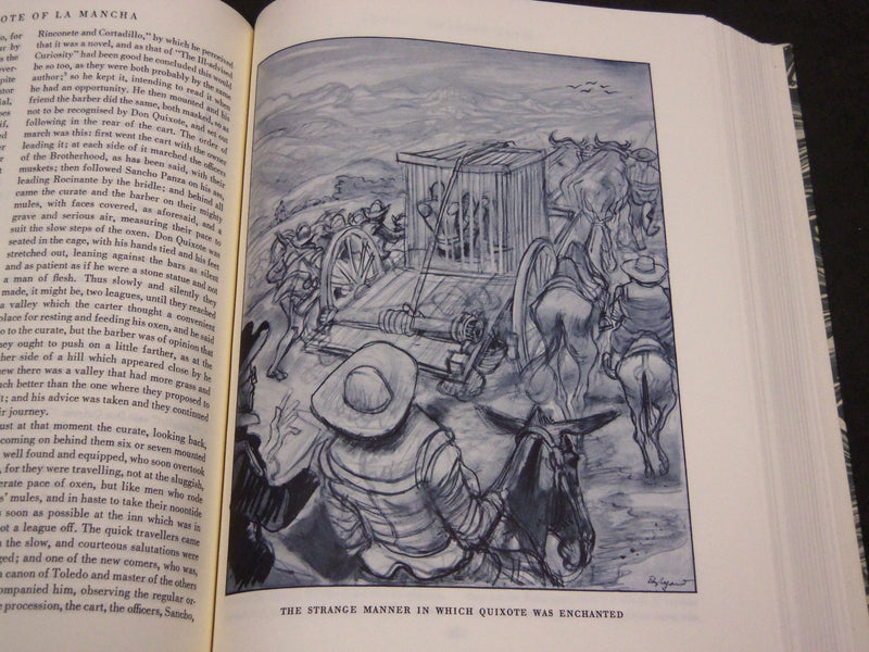 1950 DON QUIXOTE-HERITAGE PRESS ILLUSTRATION BY EDY LEGRAND - KD 2546