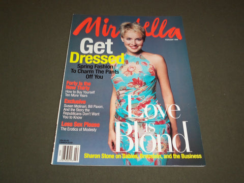 1999 FEBRUARY MIRABELLA MAGAZINE - SHARON STONE - SP 5473