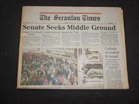 1999 JAN 4 THE SCRANTON TIMES NEWSPAPER - SENATE SEEKS MIDDLE GROUND - NP 8392