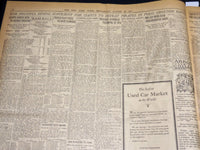 1917 AUGUST 29 NEW YORK TIMES - PRESIDENT REJECTS POPE'S PEACE PLAN - NT 8517