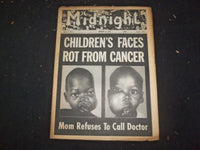 1966 AUGUST 15 MIDNIGHT NEWSPAPER - CHILDREN'S FACES ROT FROM CANCER - NP 7367
