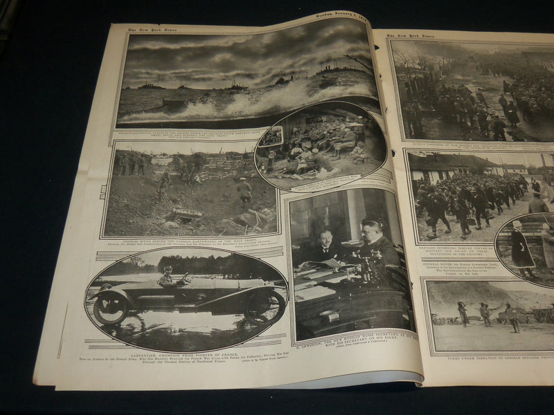 1916 JANUARY 2 NEW YORK TIMES ROTO PICTURE SECTION - CAPTAIN RODMAN - NT 8978