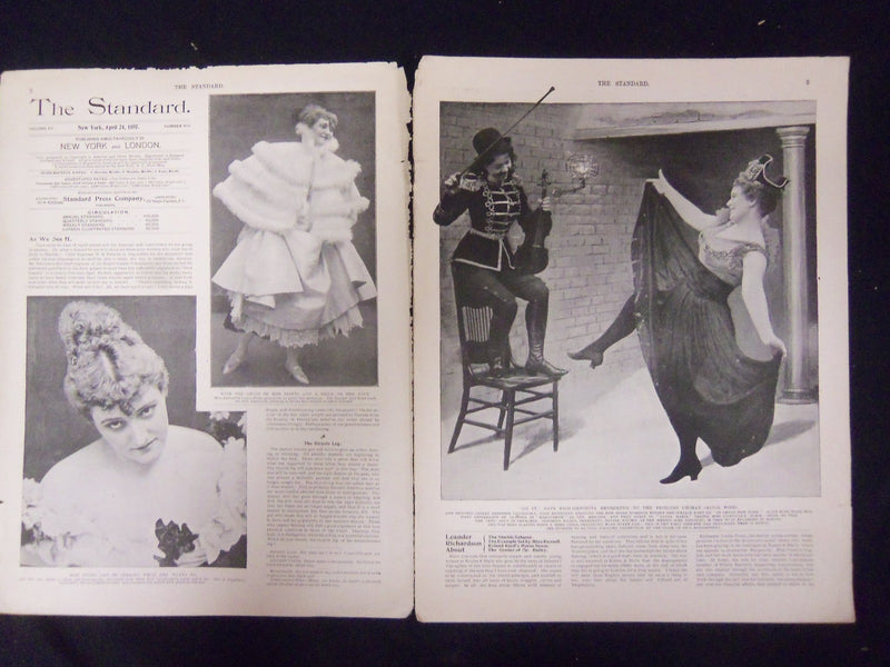 1897 APRIL 24 THE STANDARD MAGAZINE - RULES REGARDING INTOXICANTS - ST 3221
