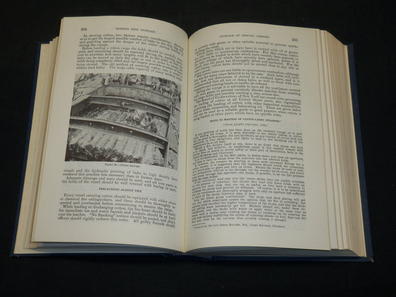 1968 MODERN SHIP STOWAGE BOOK BY JOSEPH LEEMING - HANDLING CARGO - KD 5947