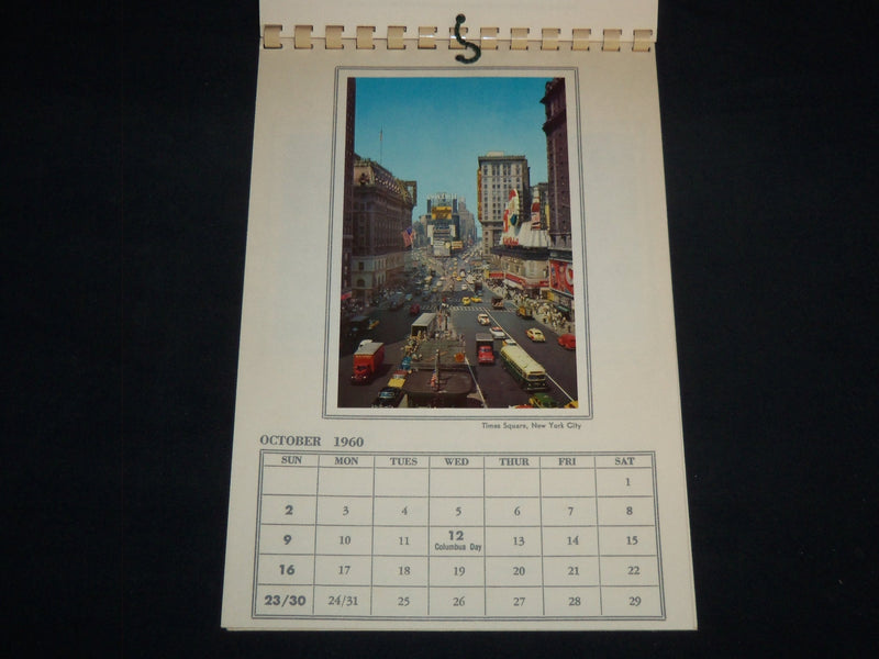 1960 THE ALMA CALENDAR BY ALFRED MAINZER - NEW YORK THE WONDER CITY - J 8647