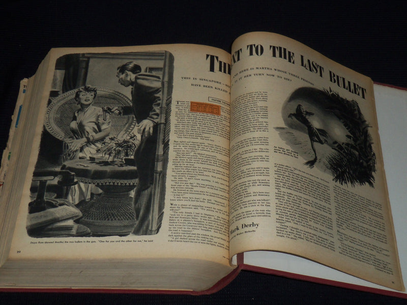 1953 JAN-JUN NEW YORK HERALD TRIBUNE THIS WEEK MAGAZINE BOUND VOLUME - KD 5862C