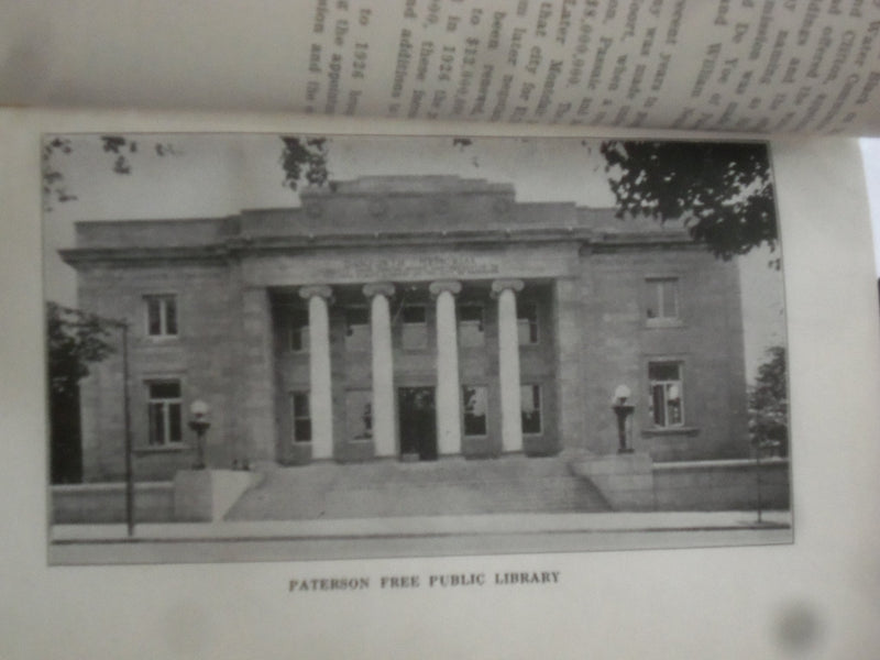 1929 MANUAL OF THE CITY OF PATERSON NEW JERSEY 1929 HARDCOVER BOOK - KD 8849