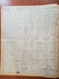 1921 FEBRUARY 3 NEW YORK TIMES - PALMER BANS WHOLESALE LIQUOR RELEASES - NT 8112