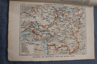 1902-1910 GEOGRAPHISCHES LEXIKON DER SCHWEIZ MAGAZINE- MAPS - LOT OF 19- O 3909
