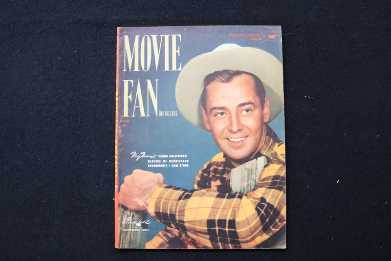 1949 MAY-JUNE MOVIE FAN MAGAZINE - ALAN LADD COVER - E 24329