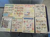 1930'S-1940 COLOR COMICS FULL PAGE ADS - LOT OF 68 - NP 5270