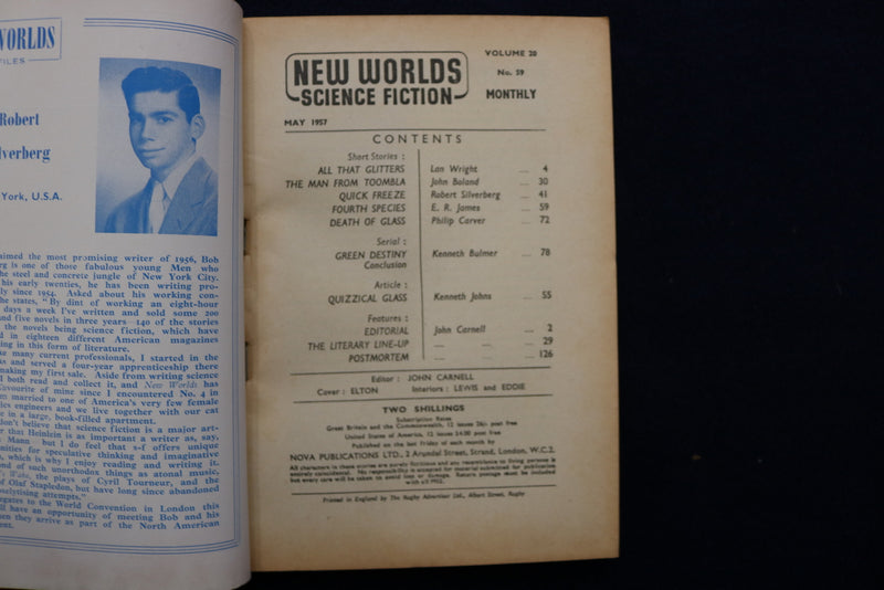 1957 MAY NEW WORLDS SOFTCOVER DIGEST MAGAZINE - VOLUME 20, NUMBER 59 - K 431