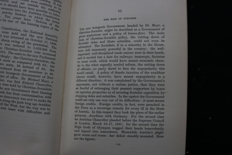 1932 AUSTRIA OF TODAY HARDCOVER BOOK BY VICTOR GERMANS - KD 9479