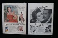 1940'S-1950'S LINDA DARNELL MAGAZINE ADVERTISEMENTS - LOT OF 33 - O 3795