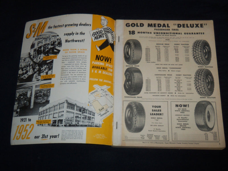 1952 SUMMER S AND M COMPANY DEALER CATALOG NO. 511 - J 8495D
