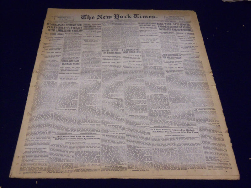 1930 MARCH 8 NEW YORK TIMES - A. L. ERLANGER DIES AT 69 - NT 3904