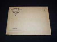 1933 SOUVENIR OF A CENTURY OF PROGESS BOOK & ENVELOPE - J 7336